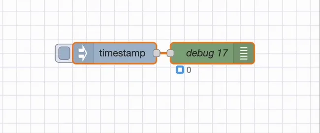 Each message sent to the debug node is counted